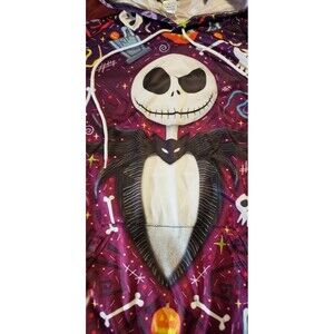 NWOT Nightmare Before Christmas Jack Skellington Lightweight Hoodie Sweatshirt